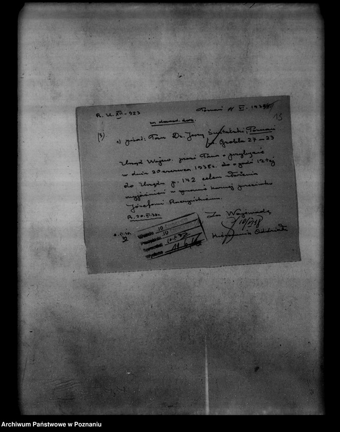 Obraz 19 z jednostki "/Sprawy parcelacji majątków ziemskich/"