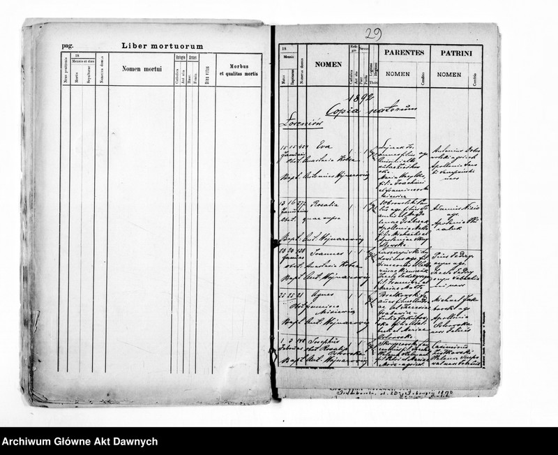 image.from.unit.number "Parafia: Łoszniów. Dekanat: Trembowla. Kopie z ksiąg metrykalnych ur., śl., zg. dla wsi Łoszniów, Ostalce i Suszczyn."