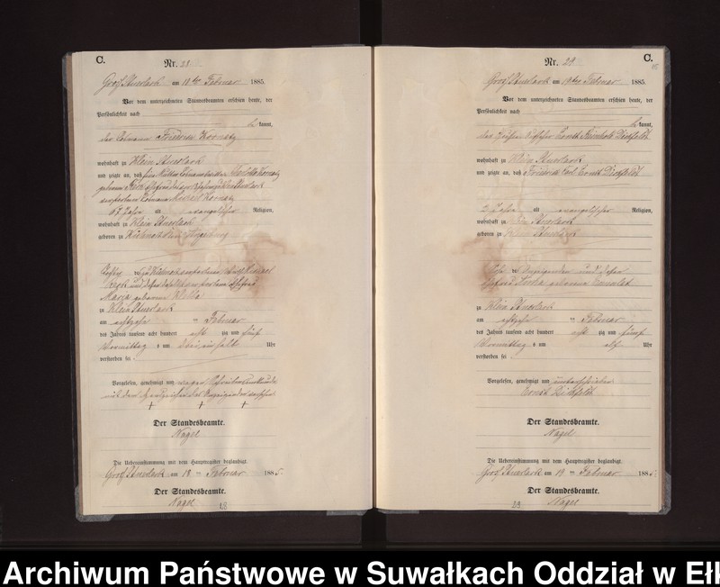 image.from.unit.number "Sterbe-Neben-Register des Preussischen Standes-Amtes Gross Stüerlack Kreis Loetzen"