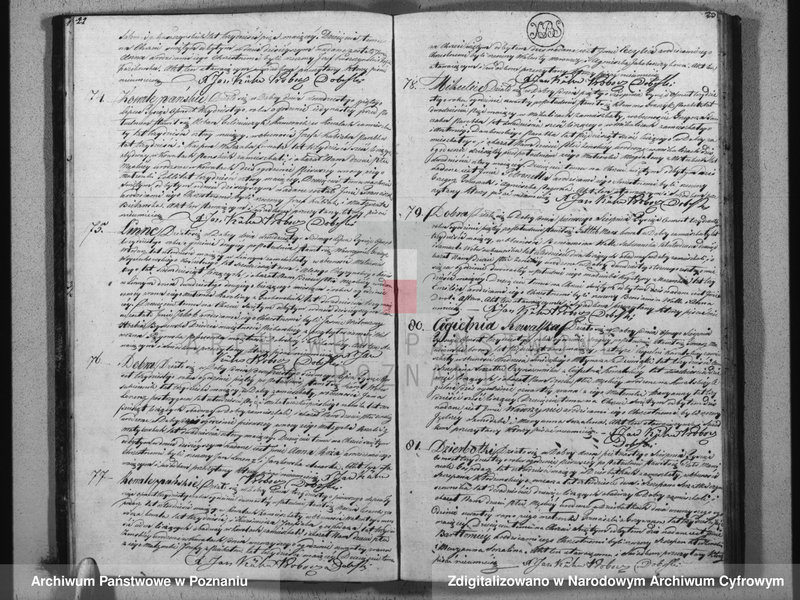 Obraz 14 z jednostki "Księga urodzeń, małżeństw i zgonów"