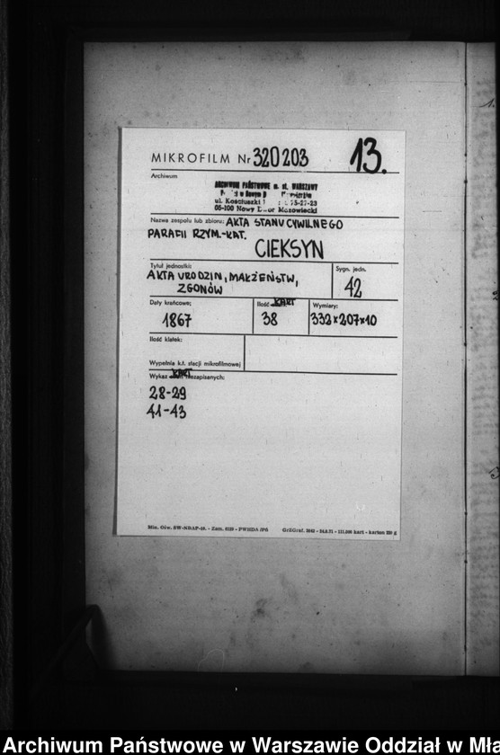 image.from.unit.number "Akta urodzeń, małżeństw, zgonów"
