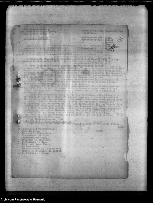 Obraz 19 z jednostki "Haushaltswesen. Mittel für Schülerheime. Reichsbeihilfen an Schüler"