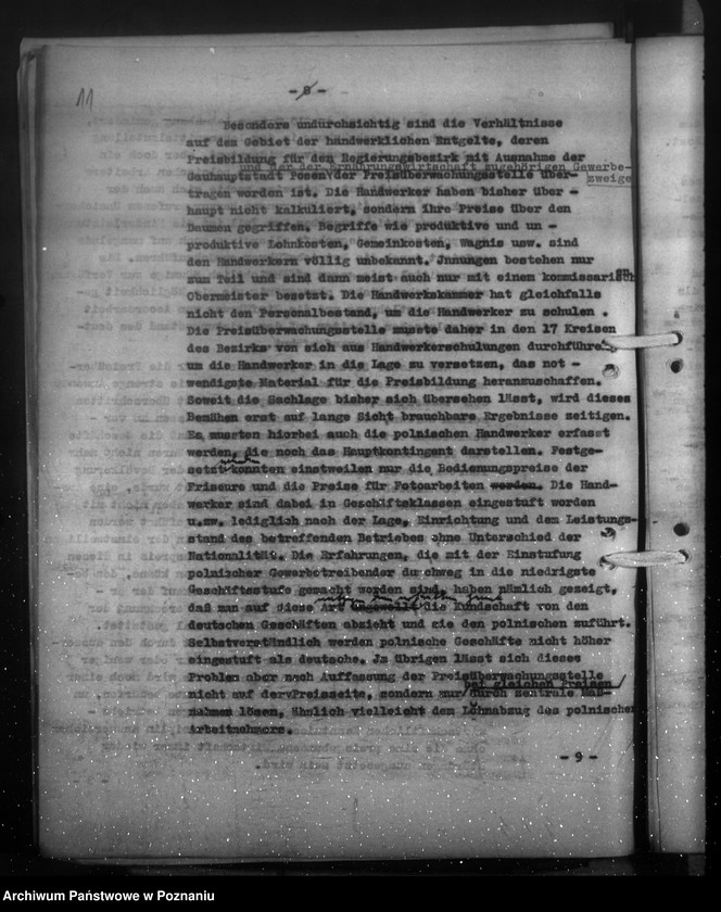 Obraz 15 z jednostki "Preisbildung und Preisüberwachung - [Preispolitische Lageberichte]"