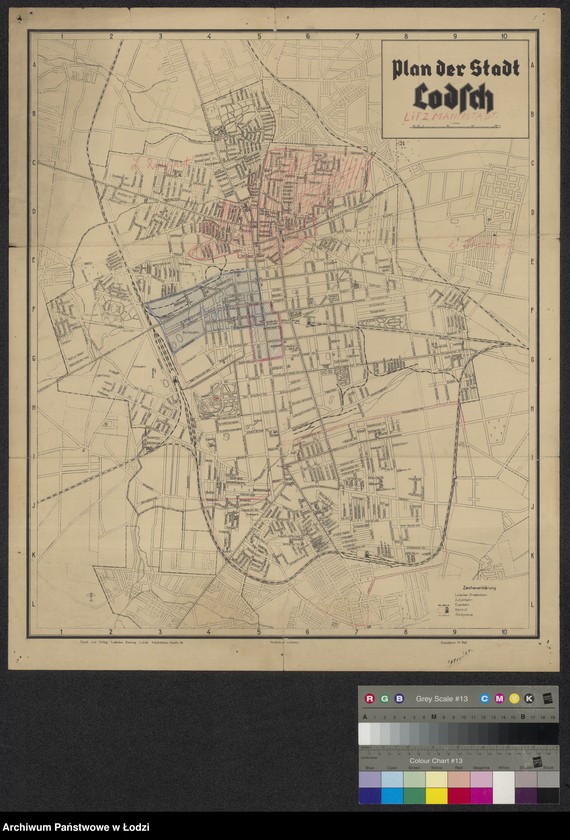 Obraz 1 z jednostki "Plan der Stadt Lodsh"
