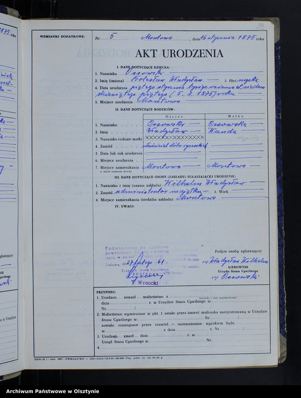 image.from.team "Urząd Stanu Cywilnego w Zwiniarzu pow. nowomiejski"