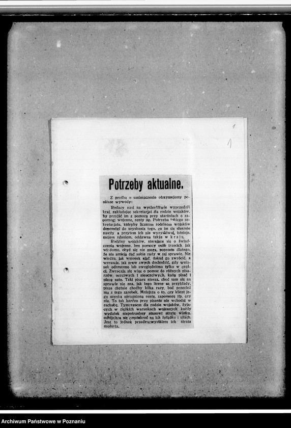 Obraz 5 z jednostki "Sprawozdania z działalności - wycinki z gazet"