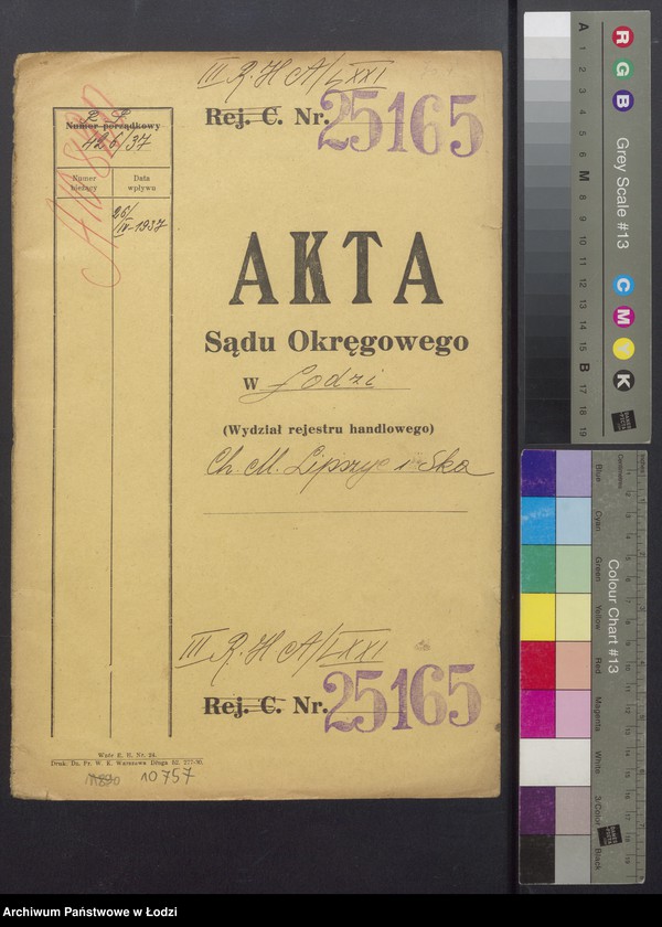 Obraz 2 z jednostki "Chil Majer Lipszyc, Chil Apfelbaum- fabryka wyrobów trykotowych"