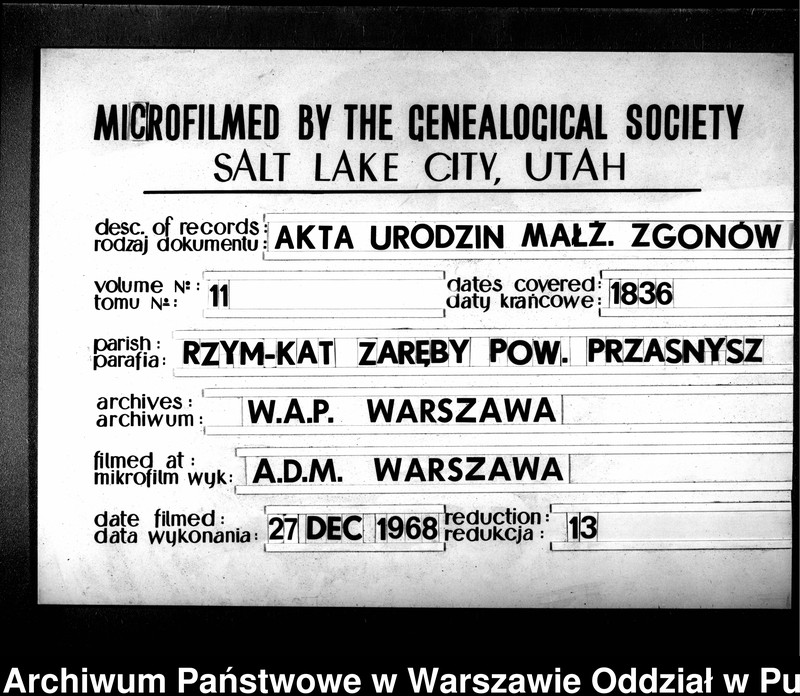 image.from.unit.number "Akta urodzeń, małżeństw i zgonów"