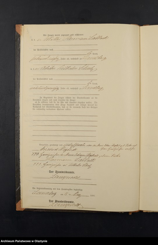 image.from.unit.number "Heiraths-Neben-Register Nr 1 - 19"