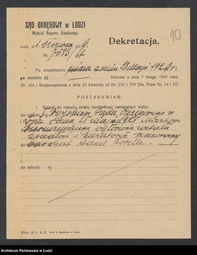 Obraz 12 z jednostki "Moszek Wieruszewski- sprzedaż manufaktury"