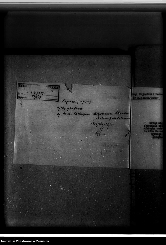 image.from.unit.number "Zatwierdzenie zakładu przemysłowego /fabryki makaronu/  Aldo- Germanini i Spółka w Poznaniu"