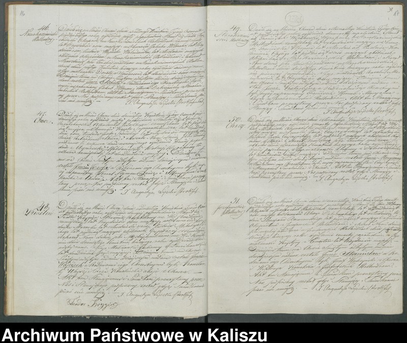 Obraz 13 z jednostki "Książka duplikat aktów urodzeń, zaślubień i zejść"
