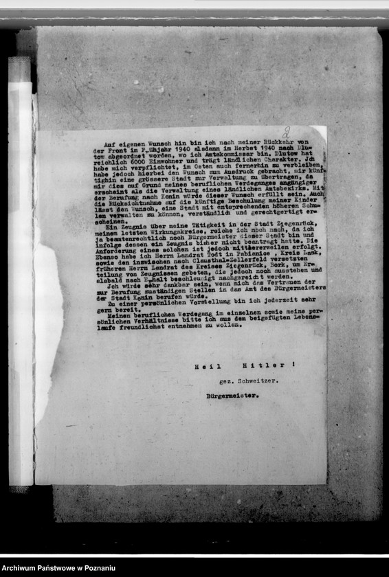 Obraz 6 z jednostki "Schweitzer, Benjamin - komisarz obwodowy w Dłutowie, powiat Łask"