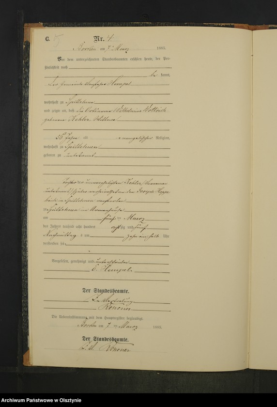 image.from.unit.number "Sterbe-Neben-Register Nr 1 - 23"