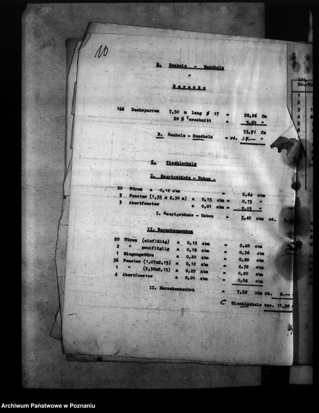 Obraz 14 z jednostki "Umbau und Einrichtung der Heimoberschulen in Gostingen, Łagiewniki, Schrimm, Schroda"