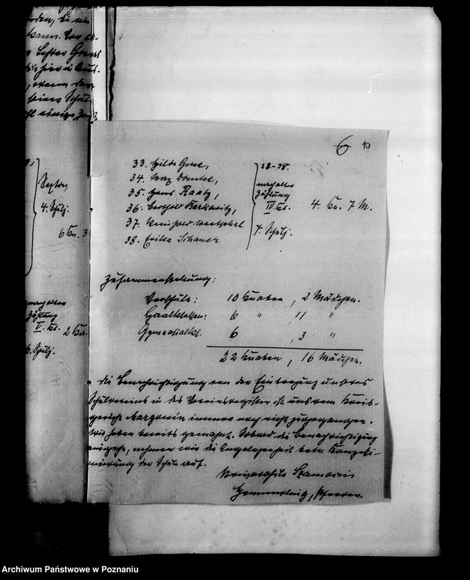 Obraz 13 z jednostki "Niemiecka Prywatna Szkoła przygotowawcza w Szamocinie powiat Chodzież"