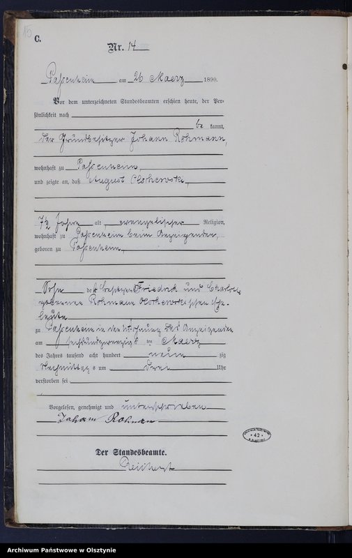 image.from.unit.number "Sterbe-Haupt-Register Nr 1 - 69"