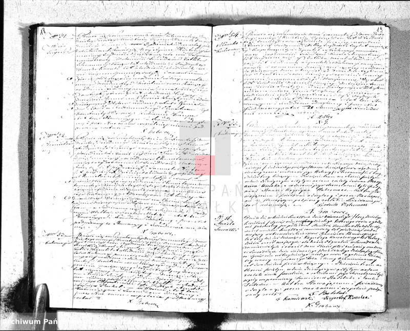 Obraz 12 z jednostki "Duplikat ksiąg metrycznych Parafij Ewangelickiey Suwałki za rok 1843."