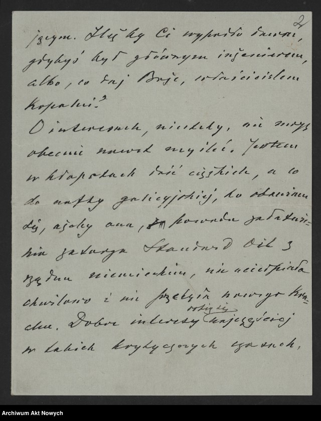 image.from.unit.number "Ignacy i Helena Paderewscy. Korespondencja; L.22"