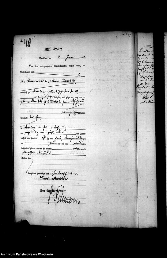 image.from.unit.number "Geburts-Haupt-Register Breslau II 1883 Band 7"