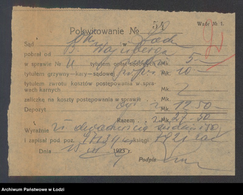 Obraz 4 z jednostki "Berysz Mojżesz Wajnberg- sprzedaż losów loterii państwowej"