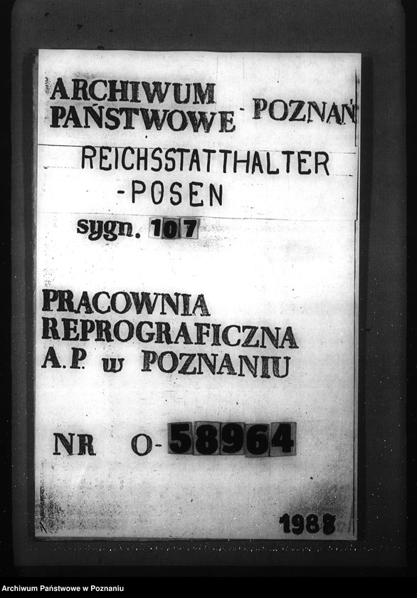 Obraz 10 z jednostki "Organisations - Plan der Stadtverwaltung Posen"