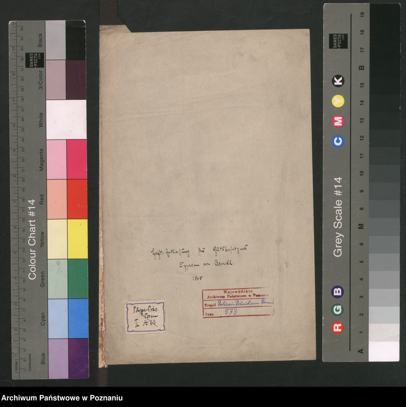 Obraz 4 z jednostki "A. betr. Haftentlassung des Gutsbesitzers Cyprian von Arnold"