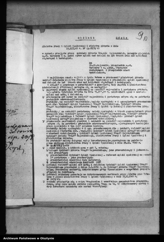 image.from.unit.number "Sprawy kompetencyjne resortowe i wydziałowe, sprawy dekoncentracji"