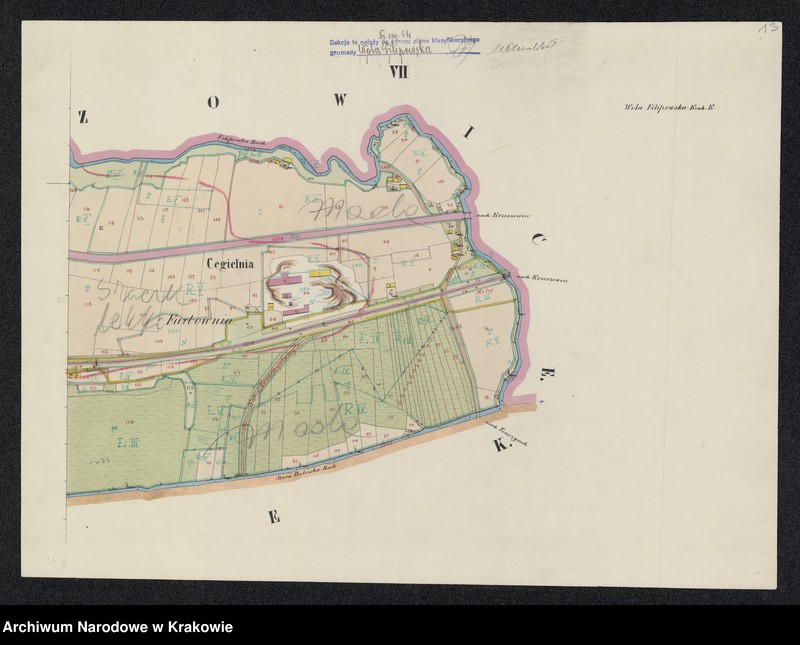 image.from.unit.number "Wola Filipowska in Galizien Krakauer Kreis. Bezirk Krzeszowice"