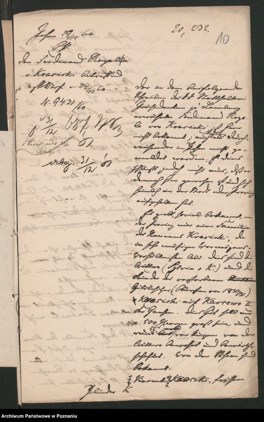 Obraz 12 z jednostki "A. betr. Familie von Krasicki"