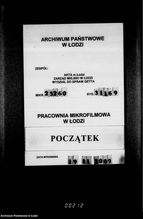 Obraz 1 z jednostki "Frachtbriefe [Kolejowe listy przewozowe różnych towarów do Getta w Łodzi]"