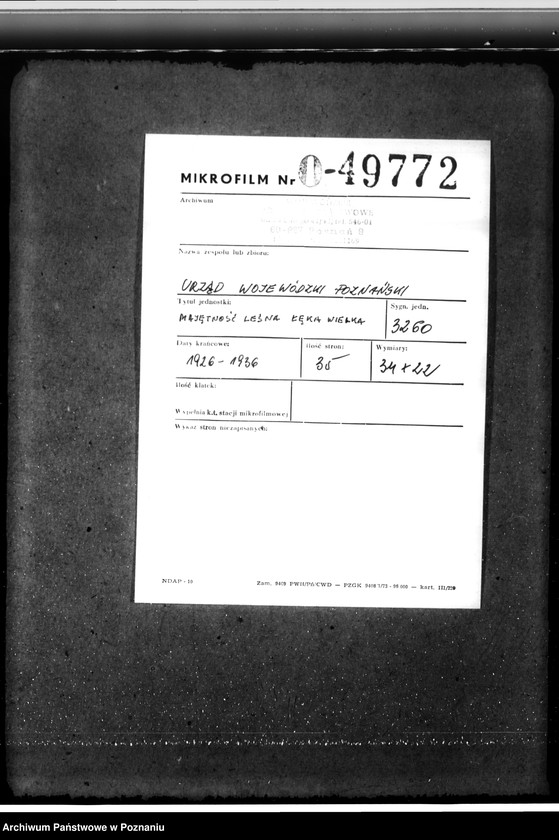 Obraz 2 z jednostki "Majętność leśna Łąka Wielka"