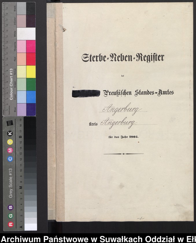 image.from.unit.number "Sterbe-Neben-Register des Preussischen Standes-Amtes Angerburg Kreis Angerburg Band II"