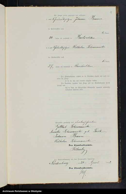 image.from.unit.number "Heiraths-Neben-Register Nr 1 - 33"