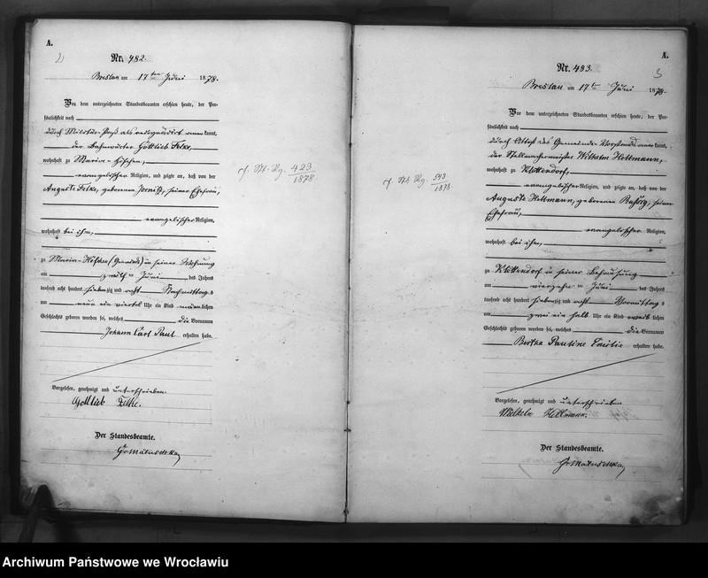 image.from.unit "Geburts-Haupt-Register Breslau Land (Wrocław Powiat) 1878 t. 3"