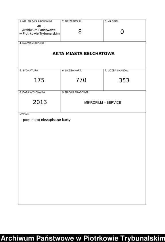 image.from.unit.number "Kniga postoânnago narodonaseleniâ [posada Belhatov"] gmina Belhatuvek Petrokovskago uĕzda Petrokovskoj Gubernii [tom II, nr domów 84 - 171]"