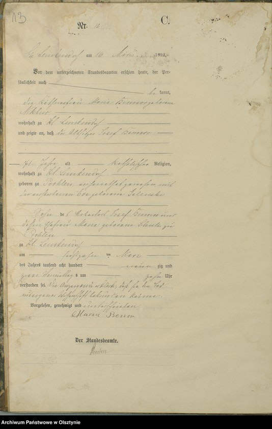 image.from.unit.number "Sterbe-Haupt-Register Nr 1 - 56"