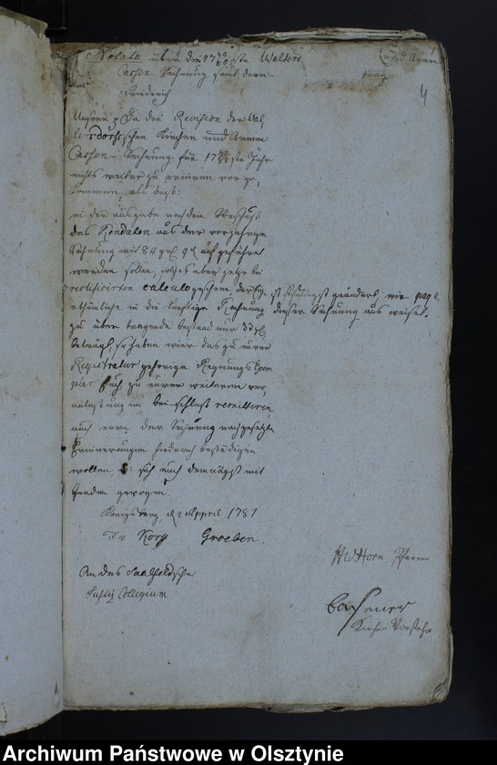 image.from.unit.number "Jahr Kirchen Rechnung der Waltersdorfschen Kirche aller Einnahme und Ausgabe wie auch Bau-Rechnung"
