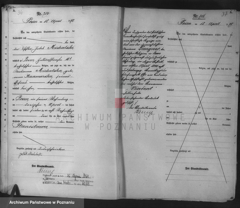 Obraz 20 z jednostki "Księga urodzeń t. II"