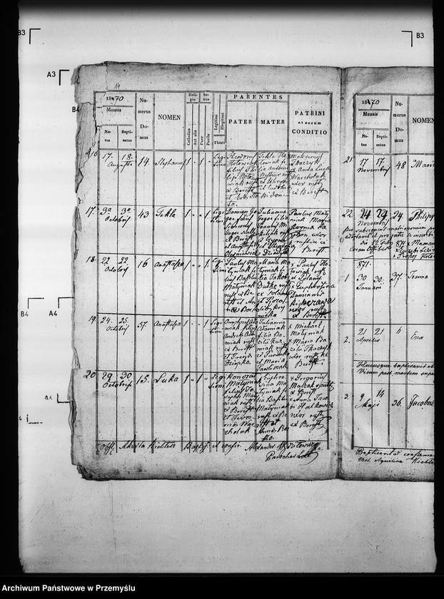Obraz 18 z jednostki "[Kopie ksiąg metrykalnych parafii Berest z filią Polany (dekanat Grybów)]"