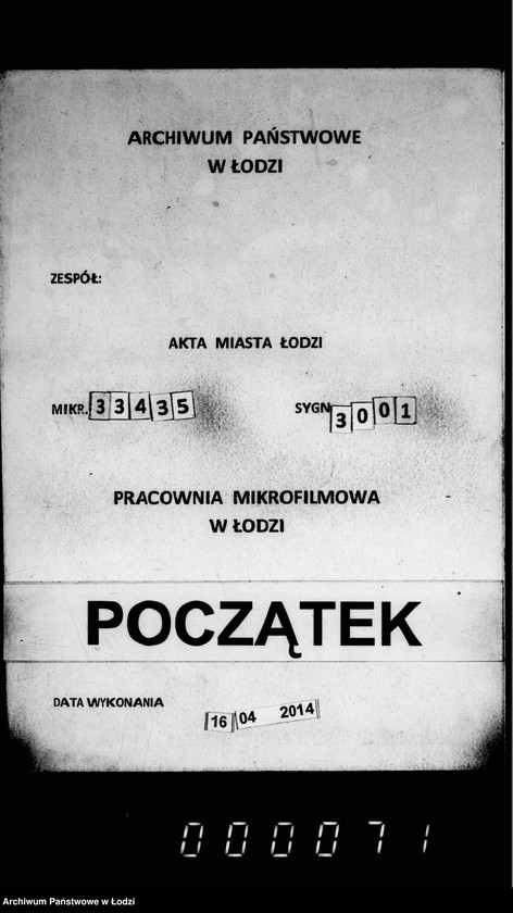 Obraz 1 z jednostki "O zakrytji Bedermanom Polnocnoj ulicy"