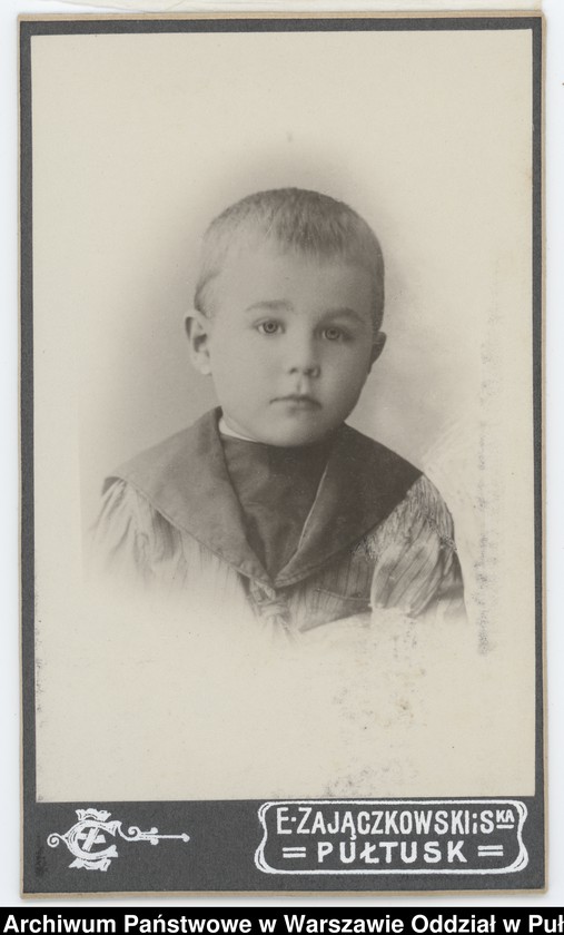 Obraz 69 z kolekcji "Chłopcy w niebieskich mundurkach... - uczniowie pułtuskiego Gimnazjum z okresu I wojny światowej"