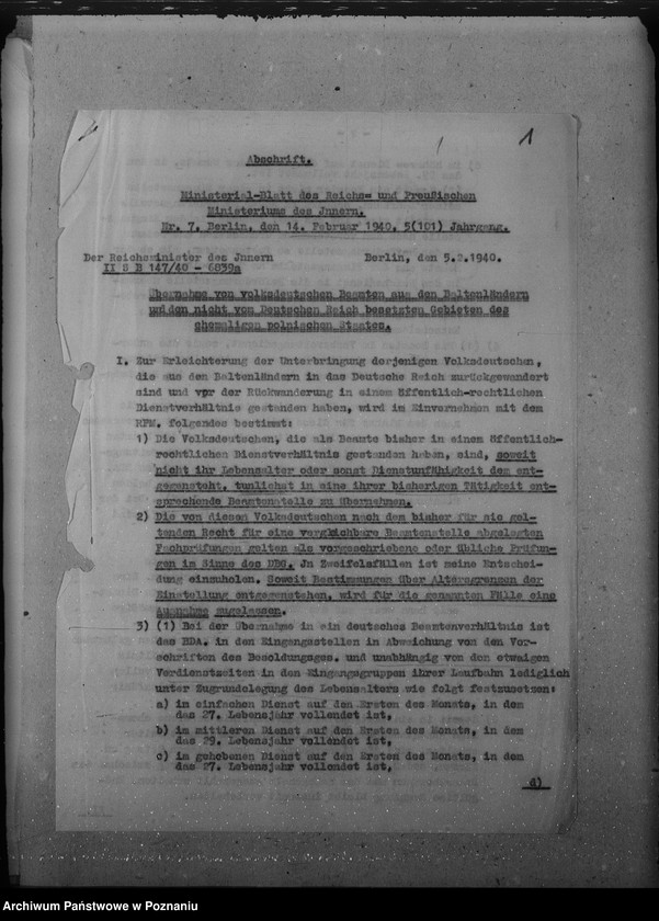 Obraz 5 z jednostki "Zatrudnienie i wynagrodzenie za pracę dla Niemców, miejscowych oraz osadzonych w Kraju Warty z terenów nadbałtyckich"