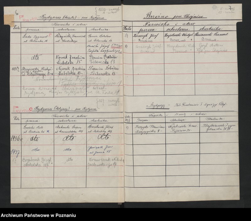 Obraz 9 z jednostki "Ewidencja kół okręgu pomorskiego Związku Weteranów Powstań Narodowych Rzeczypospolitej Polski."