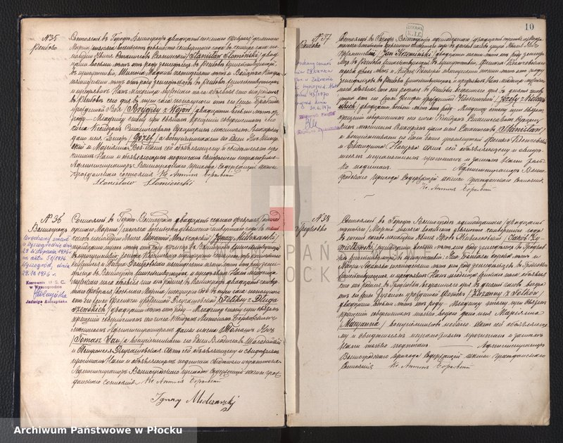 image.from.unit.number "Akta urodzeń, małżeństw i zgonów"