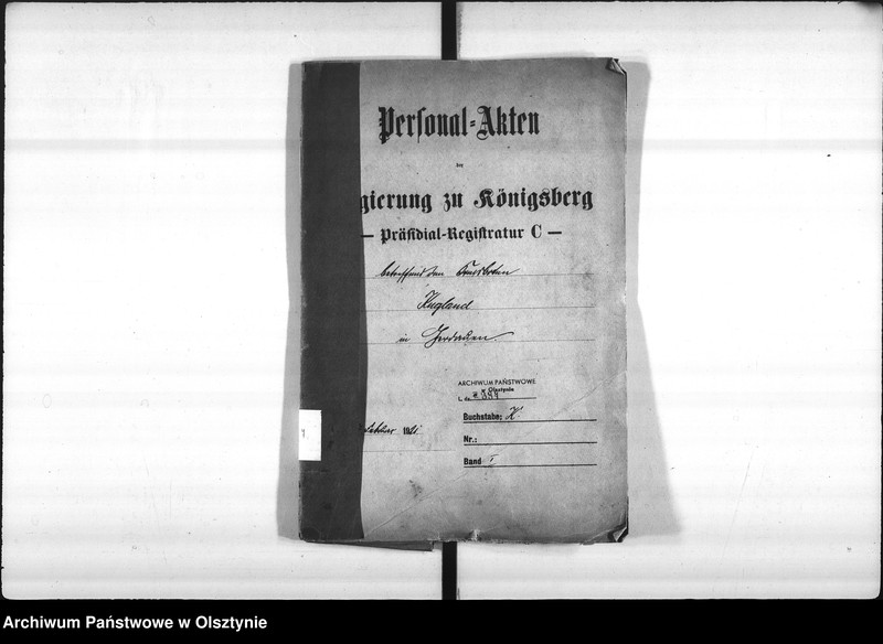 image.from.unit.number "Personal-Akten den Kreisboten Kugland [Karoline z domu Benkmann] in Gerdauen"