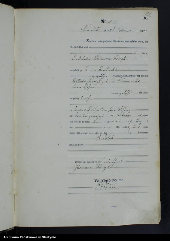 image.from.unit.number "Geburts-Haupt-Register Nr 1 - 77,1 - 97,1 - 88 i 1 - 83"