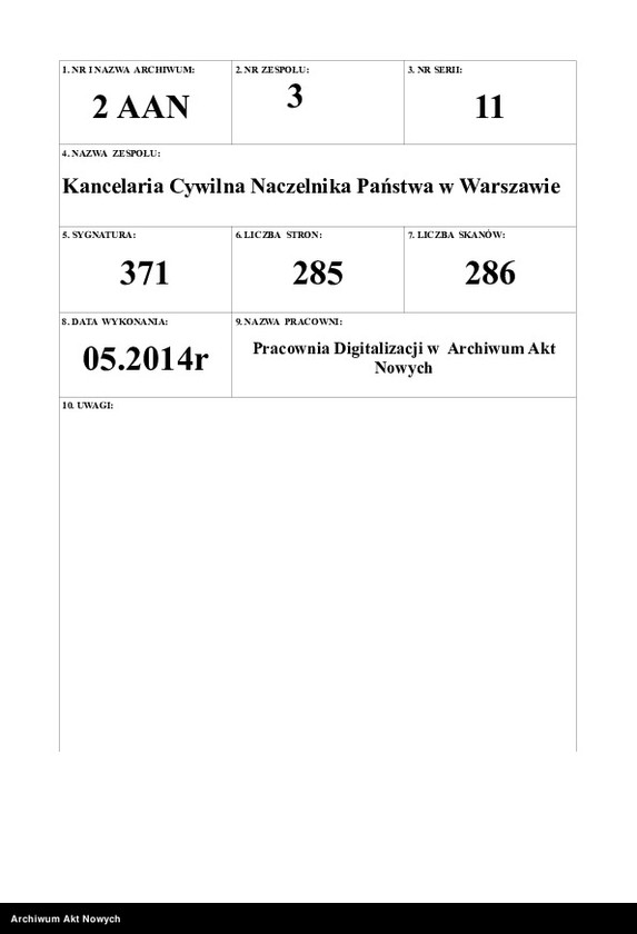 image.from.unit.number "Przeniesienie forum sądowego spraw rozwodowych do Sądów Konsystorskich Ewangelicko - Augsburskiego i Ewangelicko - Reformowanego oraz skrócenie rocznego terminu zapozwu w sprawach rozwodowych, rozpatrywanych przed najwyższymi sądami. Reskrypty Naczelnika Państwa, wnioski, korespondencja z Min. Wyznań Religijnych i Oświecenia Publicznego"