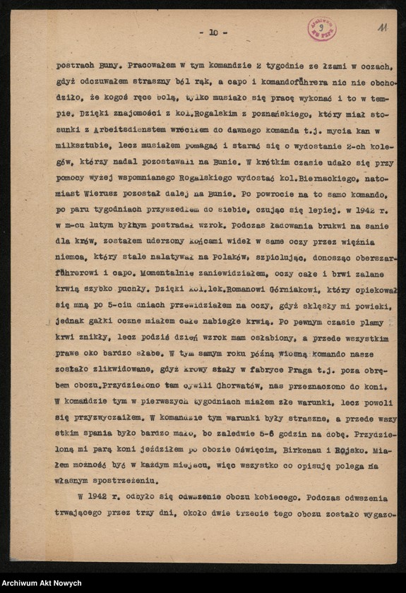 image.from.unit.number "Wspomnienia więźniów:  Kania Roman /Buchenwald/, Karcz Jan /więzienie na Montelupich w Krakowie, Oświęcim, Neuengamne-Hamburg/, Kwapiniewicz Romuald /Pawiak-Majdanek, Buchenwald, Flosburg/, Marcinkiewicz Józef /Balsen/, Leja Józef /Majdanek, Dachau/ Pluciński Stefan /Oświęcim/, Rajzman Samuel /Ghetto w Warszawie, Treblinka/, Ryś K. M. /Majdanek/."