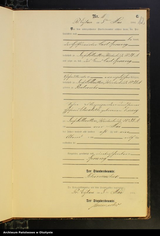 image.from.unit.number "Sterbe-Neben-Register Nr 1 - 27"